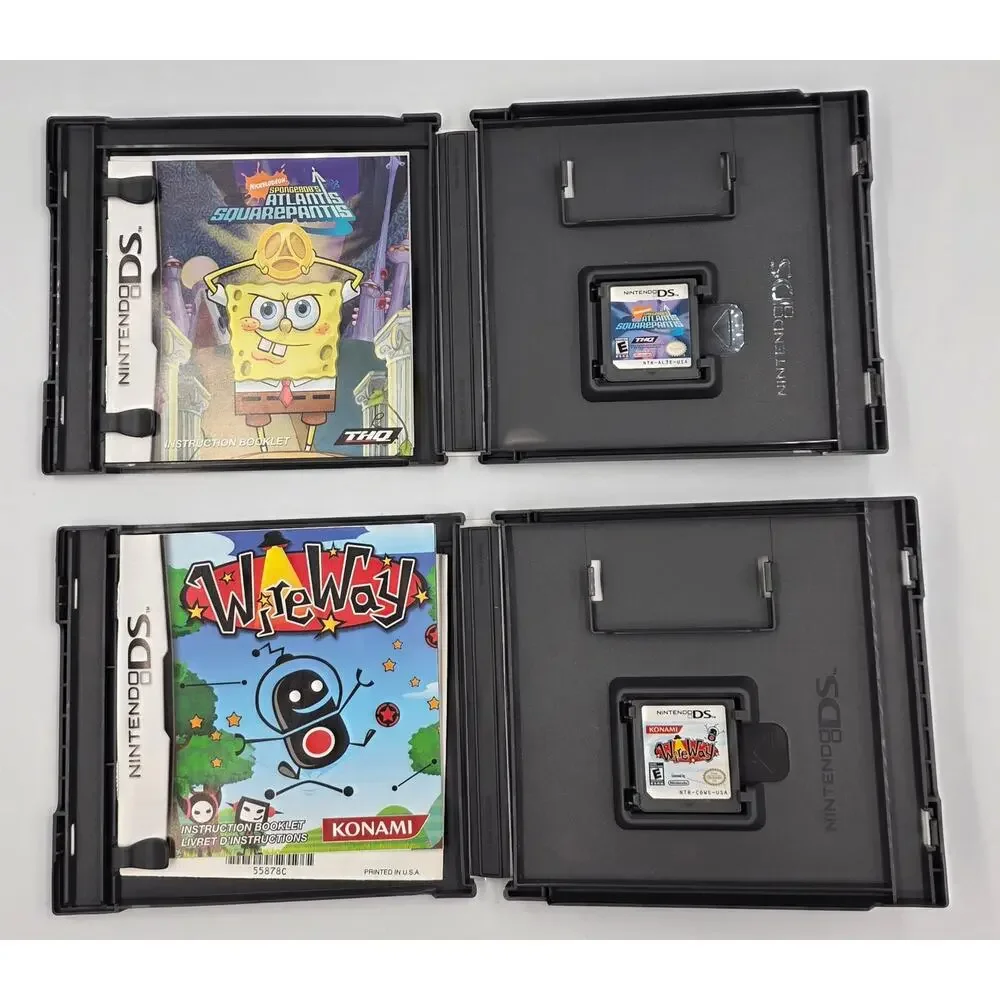 Ninetendo DS SpongeBob Atlantis Squarepants And Wireway Rated E
